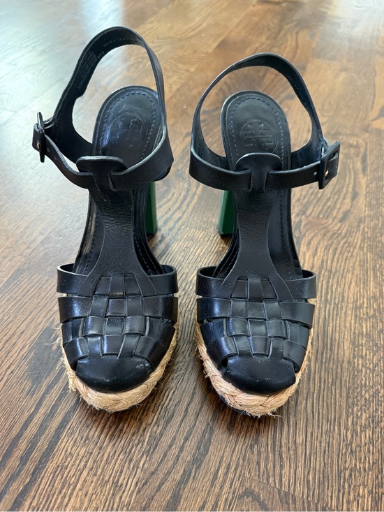 Tory Burch Shoes - Tory Burch Abella Colorblock High Heel Platform Sandals